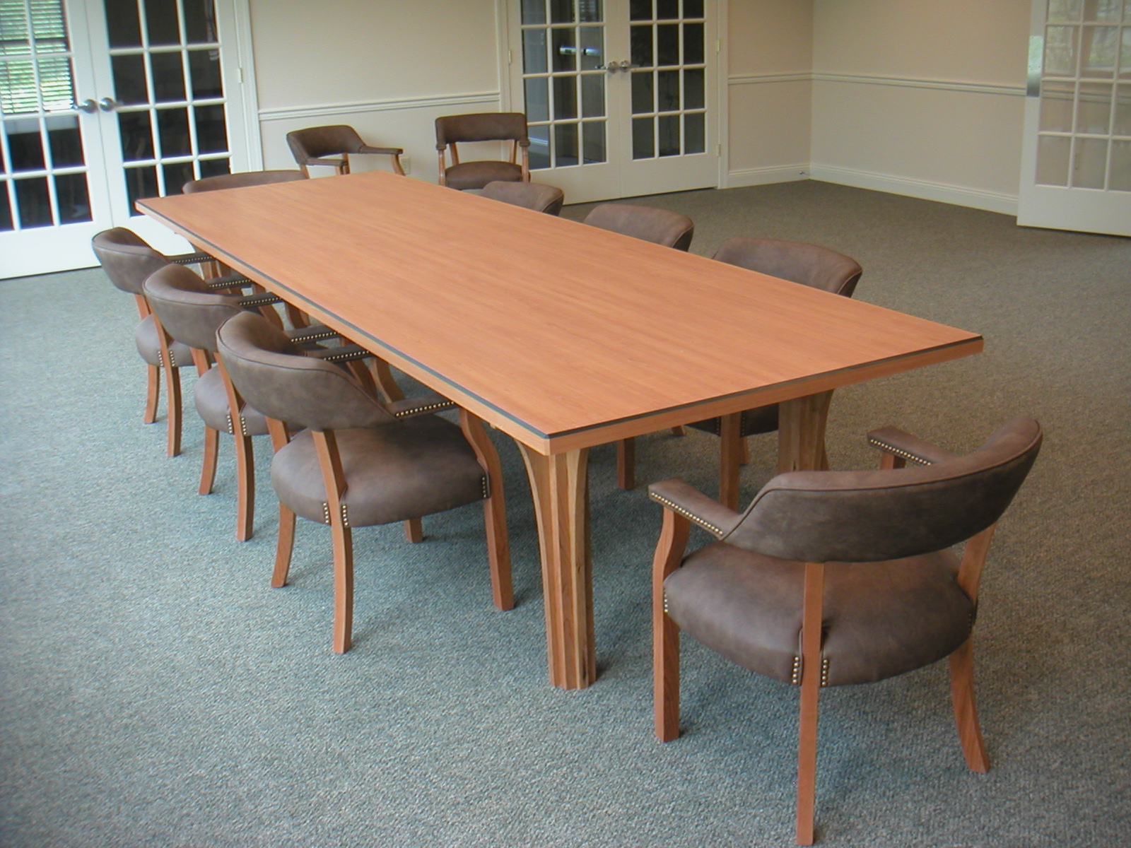 Wood Custom Conference Room Table